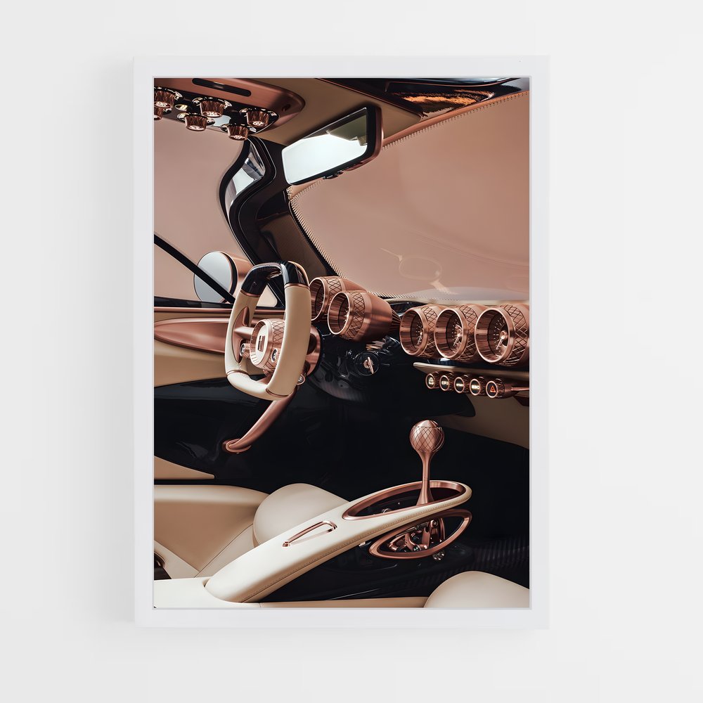 Poster Intérieur McLaren GTX – affiche De Tomaso (vue 3)